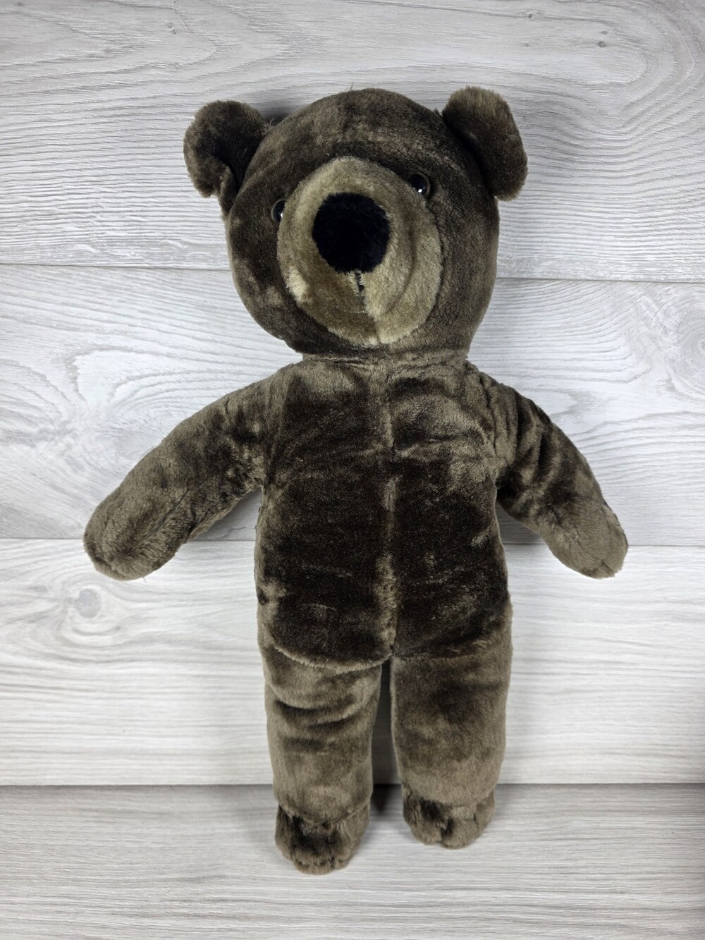 Vtg Patriot Teddy Bear Plush 18" T Korea JJ Wind 1986 SU47